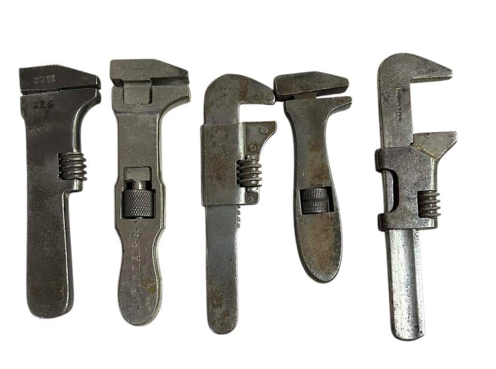 Group of Antique Bicycle Wrenches: Group of Antique Bicycle Wrenches