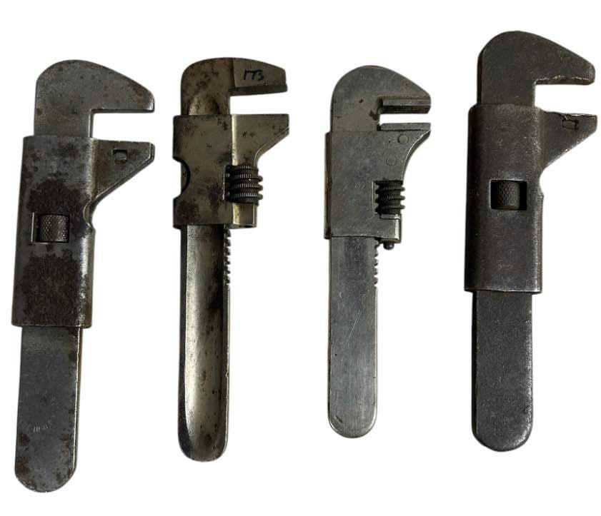 Group of Antique Bicycle Wrenches: Group of Antique Bicycle Wrenches