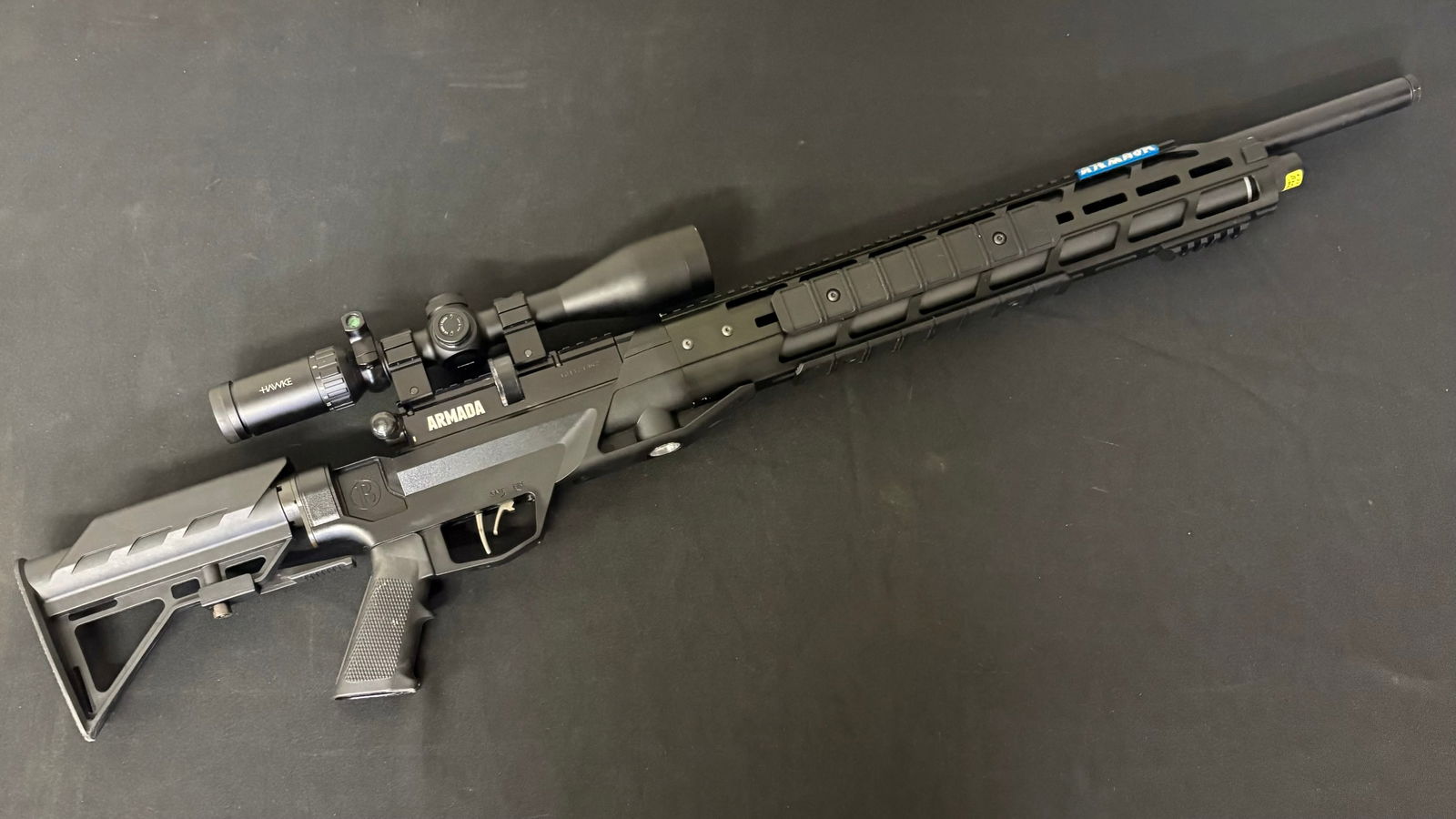 Benjamin Armada Model: BTAP22 .22 Cal (5.5mm) 3000 PSI Pellet Gun With Hawke Scope 40": Benjamin Armada Model: BTAP22 .22 Cal (5.5mm) 3000 PSI Pellet Gun With Hawke Scope 40"