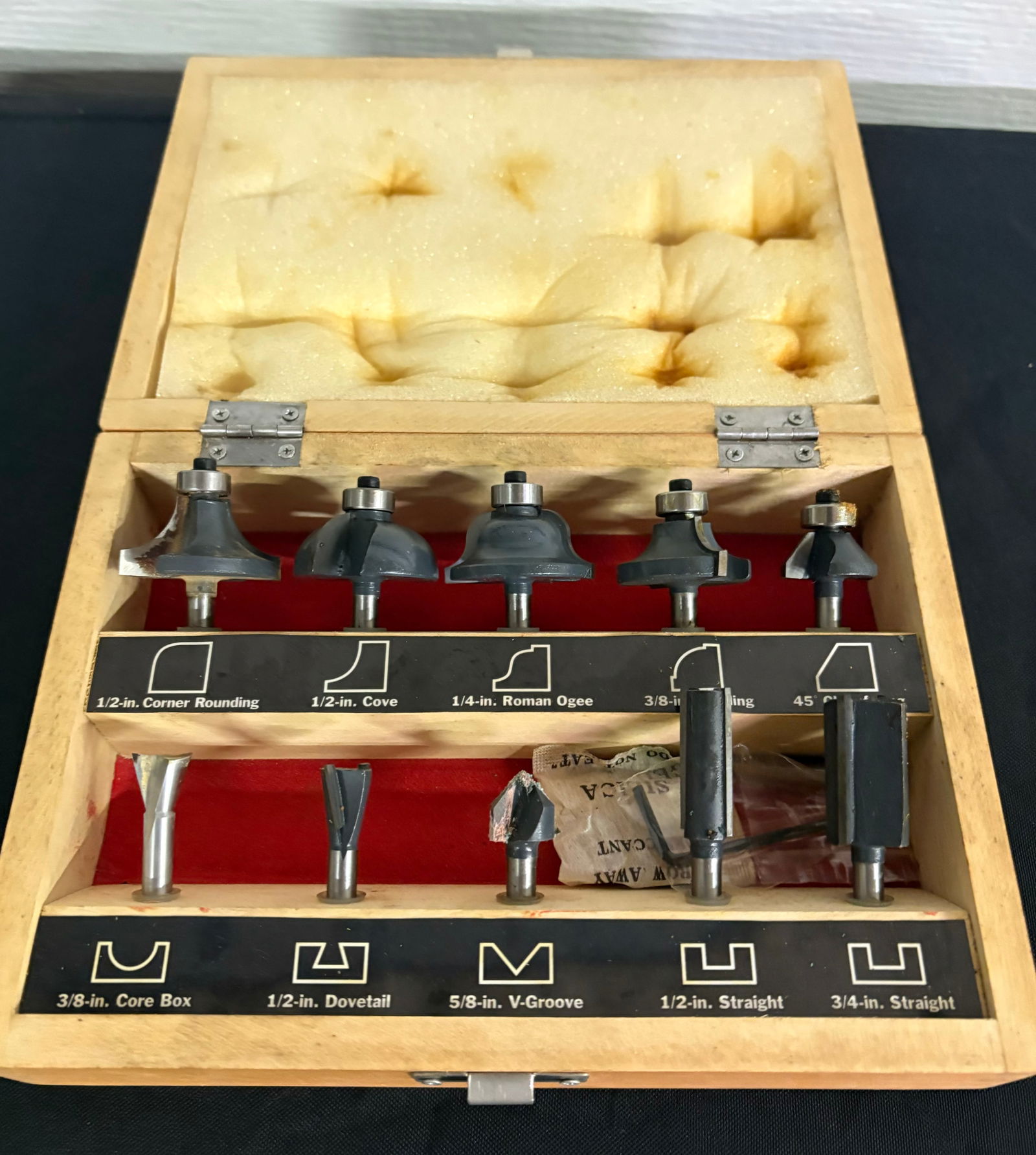 Craftsman 10pc. Router Bit Set 9" (1 of 3)