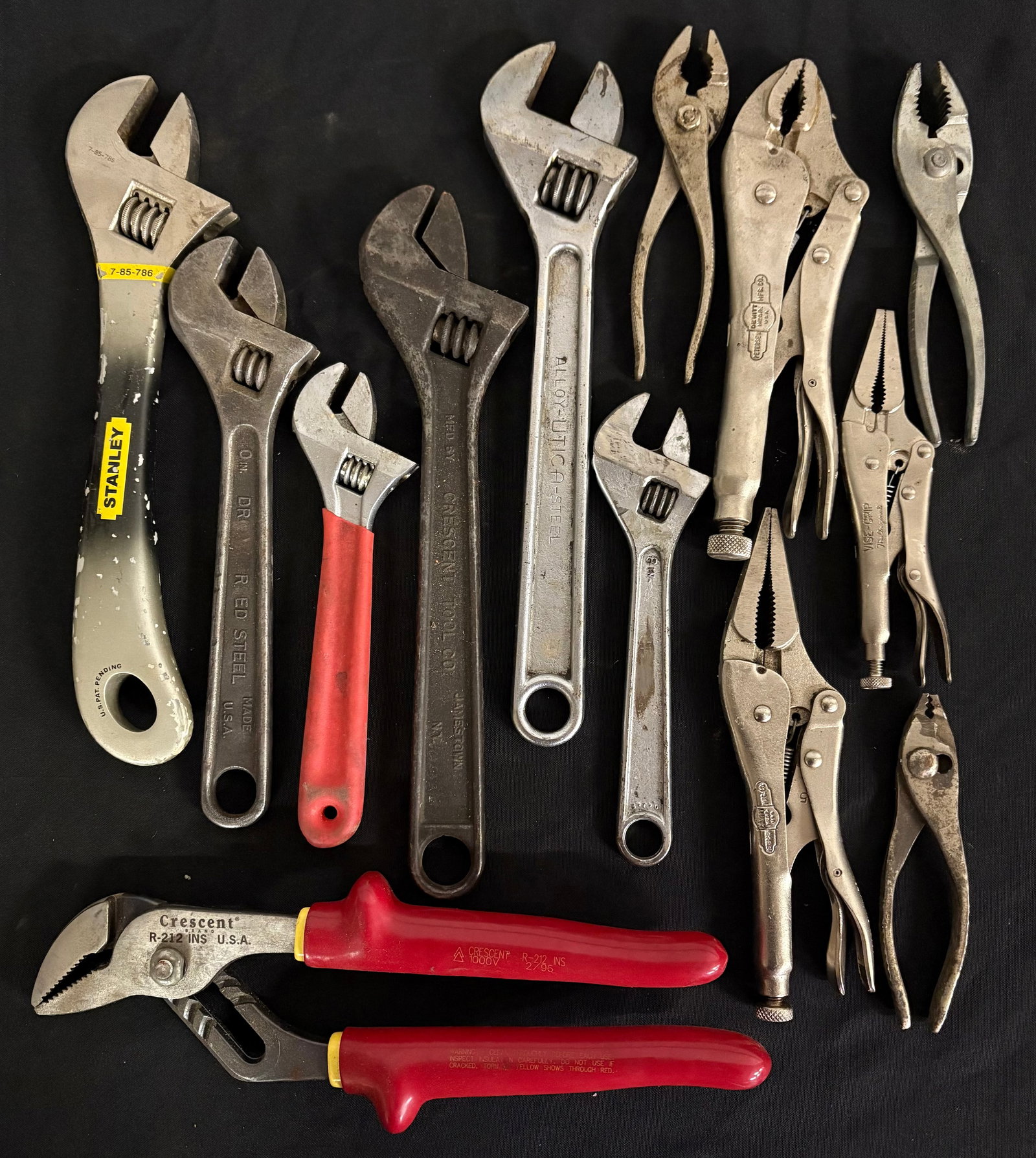 Crescent R-212 INS Channel Lock Pliers, Vise Grips, Adjustable Crescent Wrenches Including Utica (1 of 4)