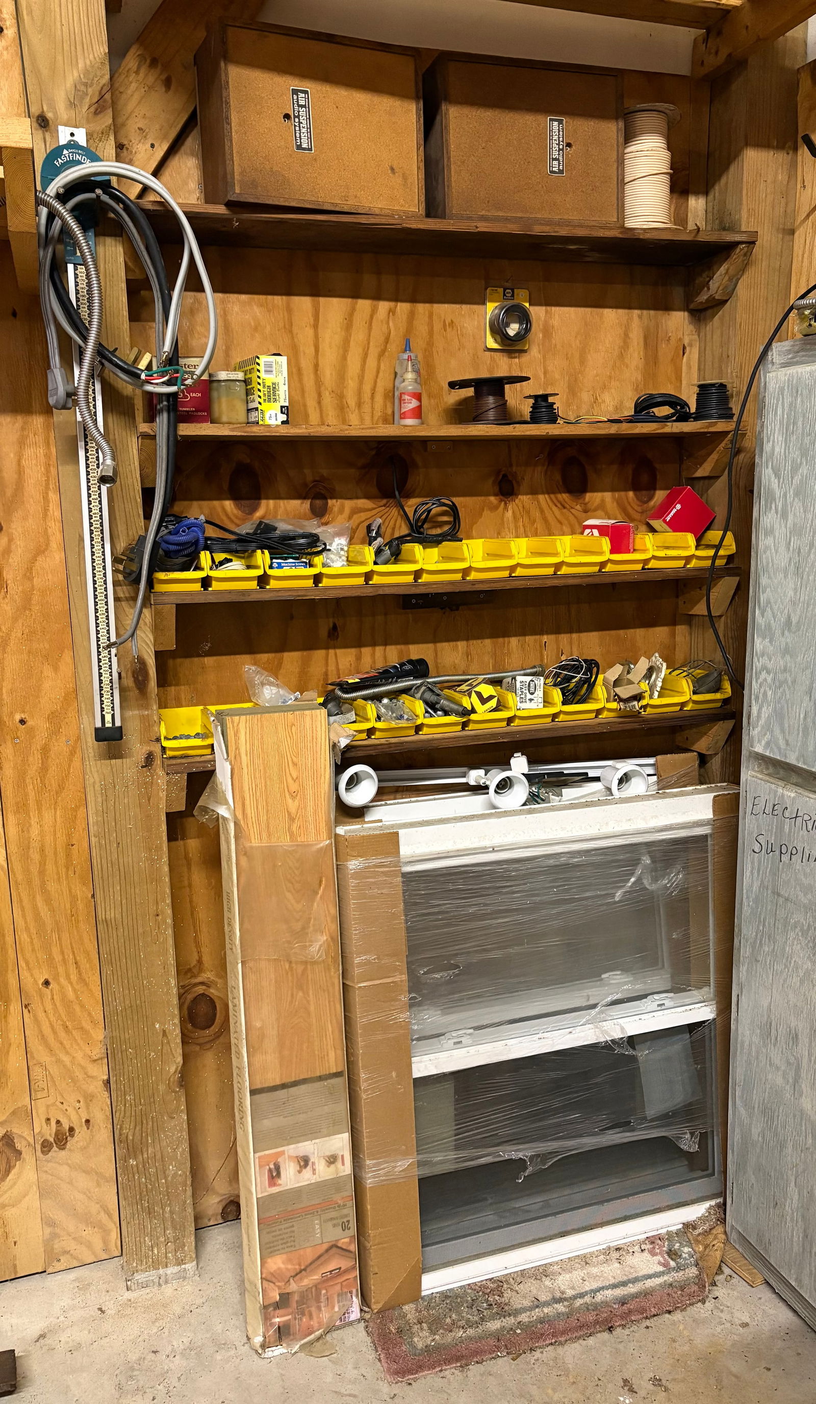 Large Collection Of Shop Contents Including Pair Of New Windows, Wire, Lamps And Speakers (1 of 8)