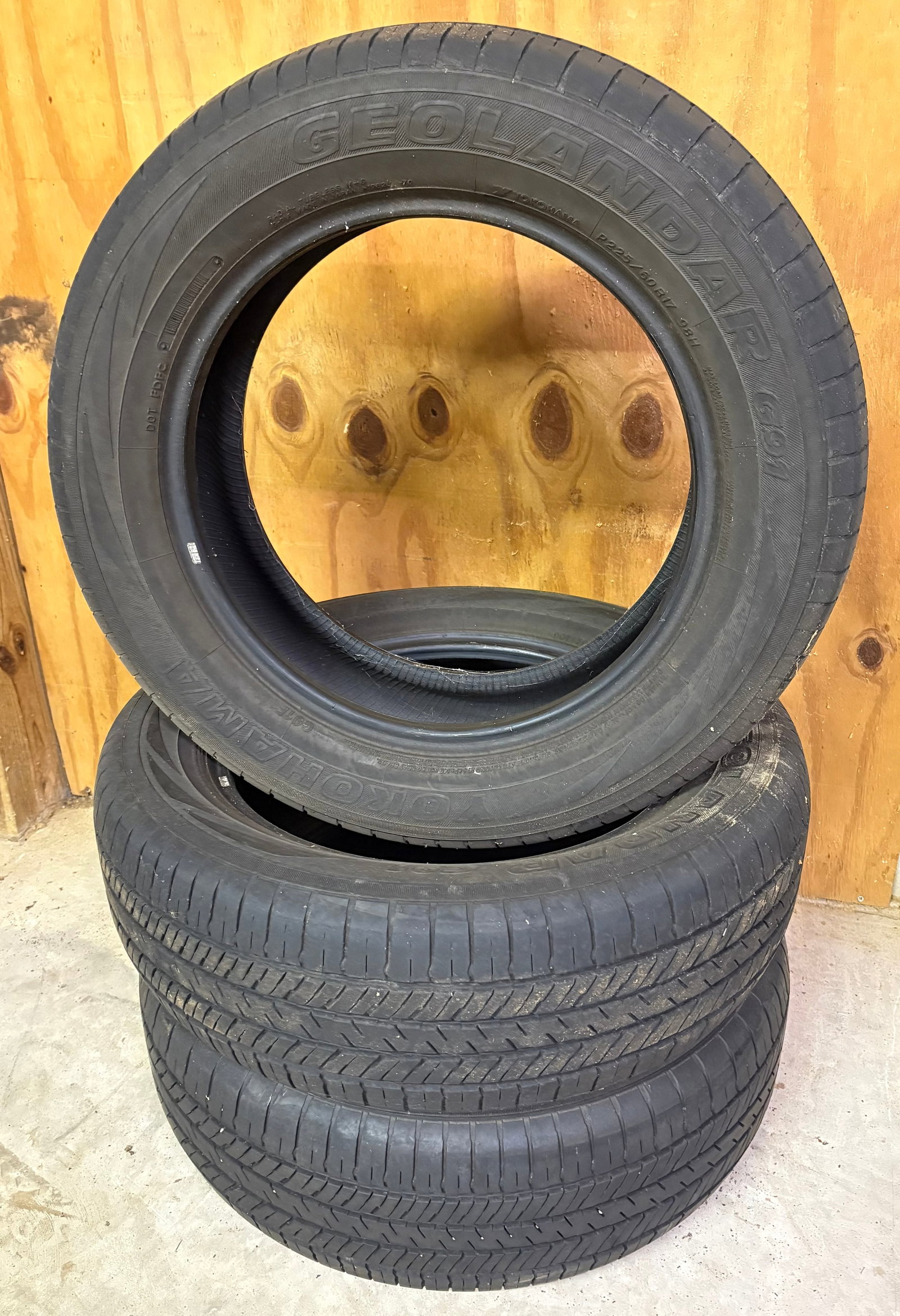 Set Of 3 Yokohama Geolander G91 225/60R17 Tires: Set Of 3 Yokohama Geolander G91 225/60R17 Tires