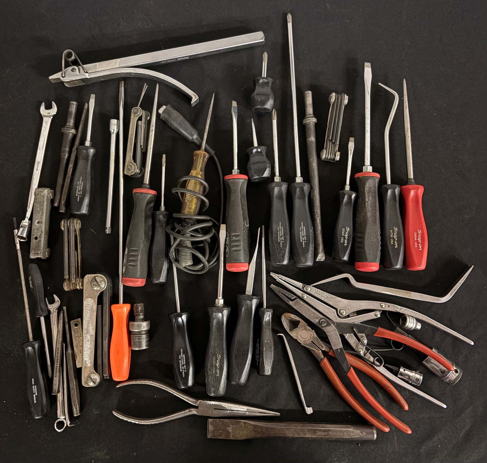 Snap-On Hand Tools Including Screwdrivers, Pliers, Snips, Chisel And Specialty Tools (Largest 15") (1 of 8)
