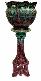 Victorian Jardiniere And Pedestal 15"X38"