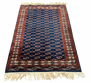 Hand Knotted Persian Caucasian Style Rug With Geometric Pattern 48"X80"
