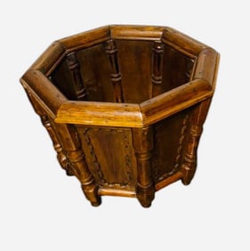 Victorian Style Walnut Planter Box 16"X10"