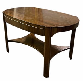 Mahogany Art Style With Stretcher Base 30"X50"X30"