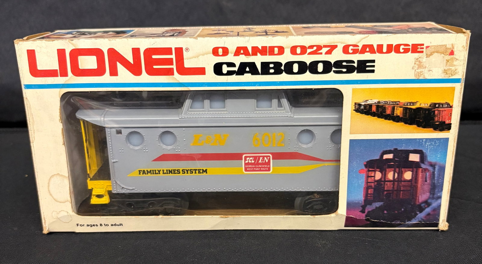 Lionel L-N 6012 Custom Painted Caboose With Original Box 11": Lionel L-N 6012 Custom Painted Caboose With Original Box 11"