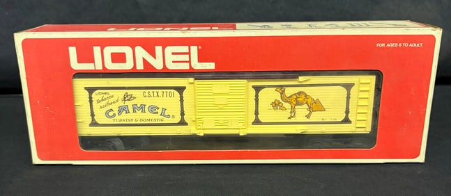 Lionel Camel Box Car 6-7701 O Gauge Turkish-Domestic Tobacco Railroad With Original Box 13"