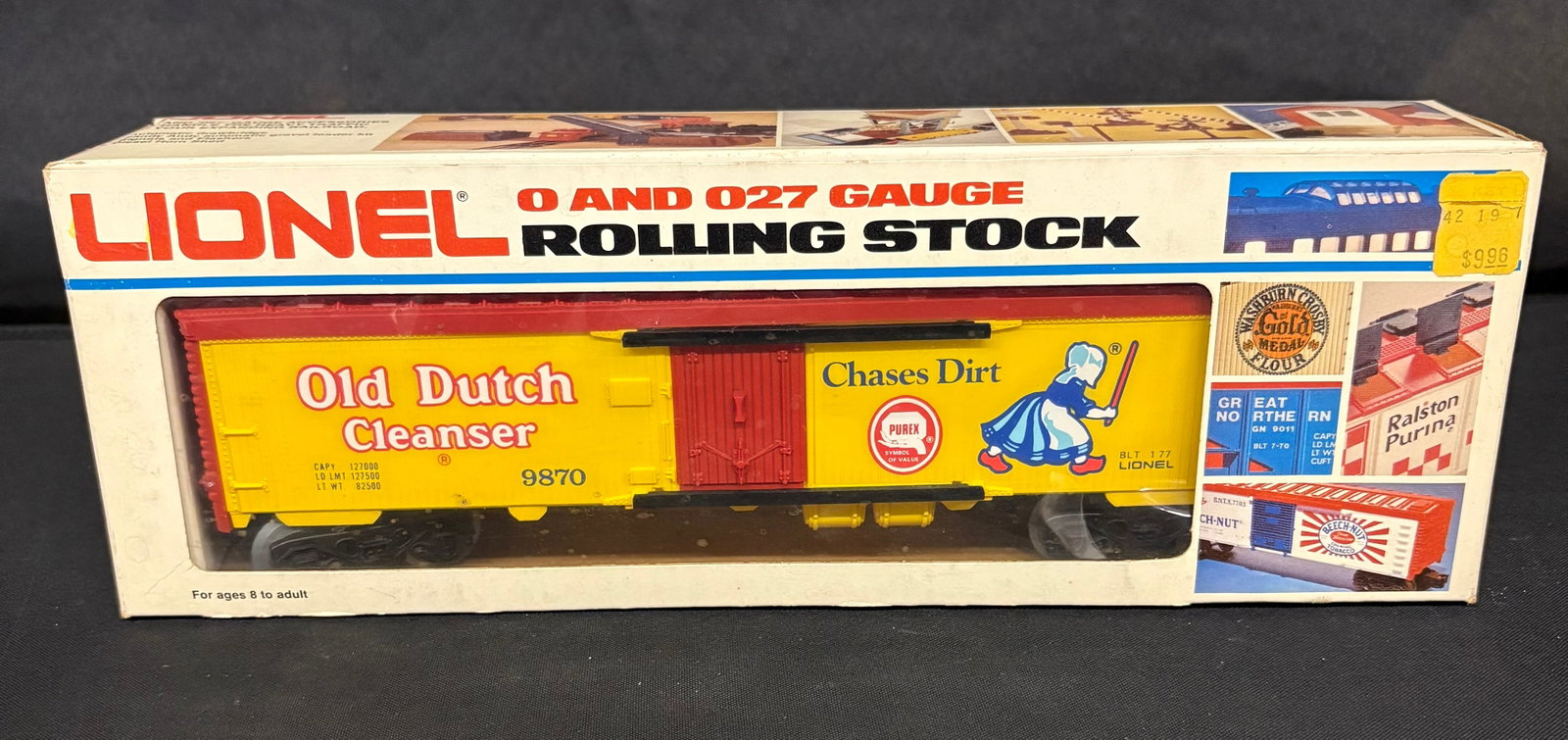 Lionel Dutch Cleanser Reefer 6-9870 With Original Box 13": Lionel Dutch Cleanser Reefer 6-9870 With Original Box 13"
