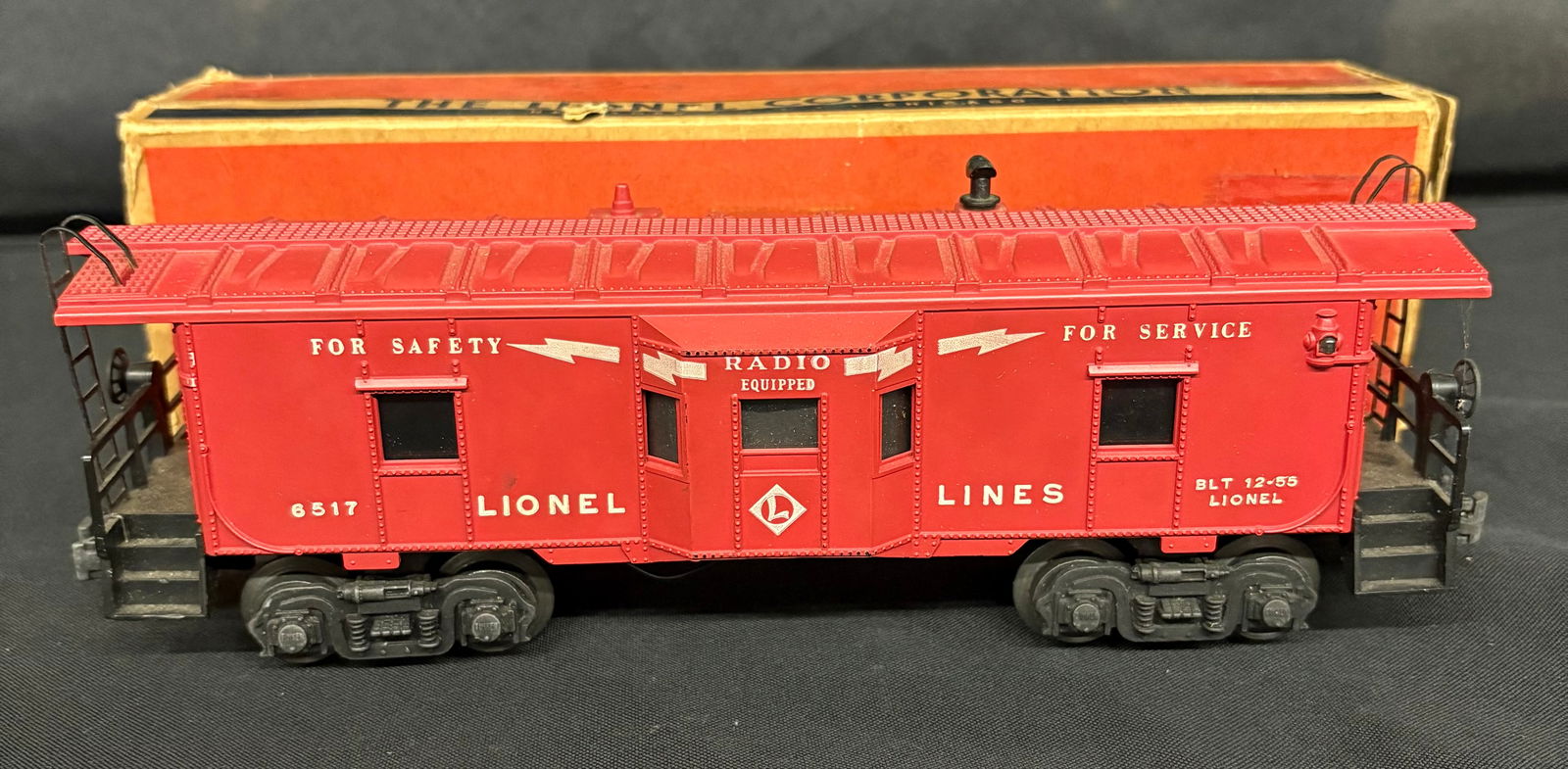 Lionel No. 6517 Caboose Lionel Lines With Original Box 12" (1 of 6)