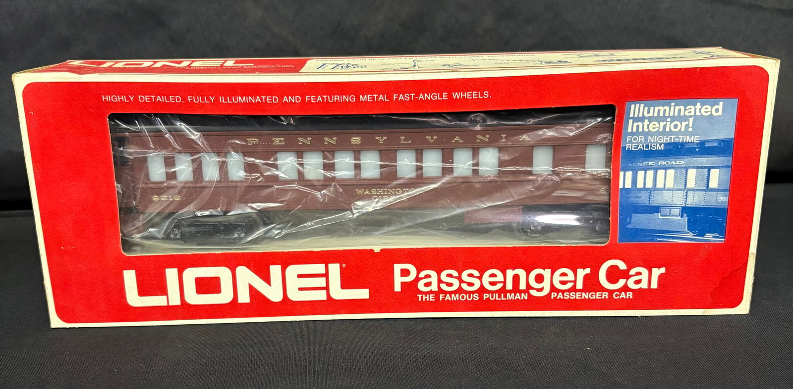 Lionel Washington Circle Passenger Car 6-9515 With Original Box 14.5": Lionel Washington Circle Passenger Car 6-9515 With Original Box 14.5"