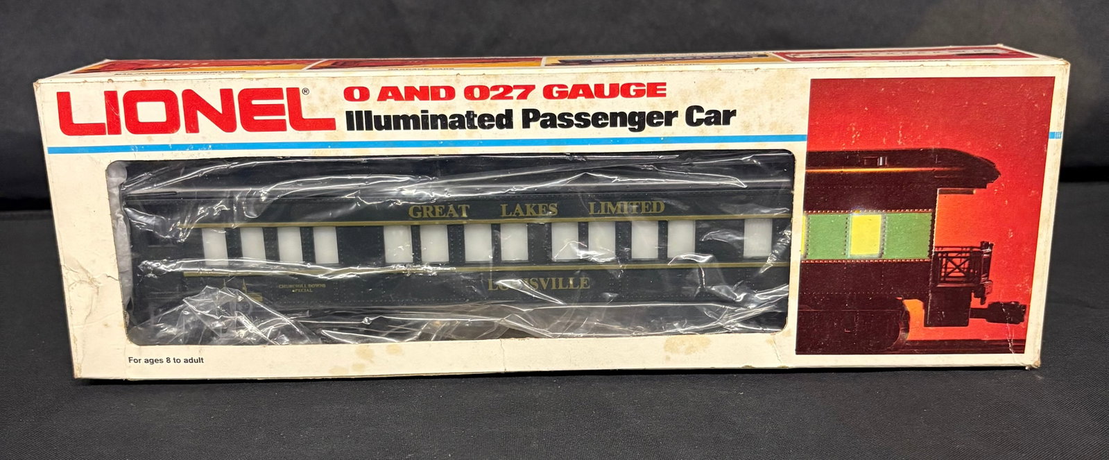 Lionel TCA Convention Car 6-7206 Great Lakes Limited Louisville Churchill Downs Special With: Lionel TCA Convention Car 6-7206 Great Lakes Limited Louisville Churchill Downs Special With Original Box 14"