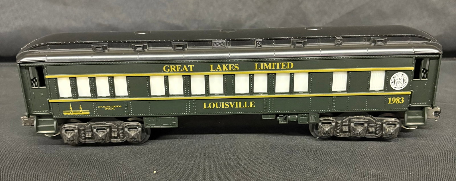 Lionel TCA Convention Car 6-7206 Great Lakes Limited Louisville Churchill Downs Special 13": Lionel TCA Convention Car 6-7206 Great Lakes Limited Louisville Churchill Downs Special 13"