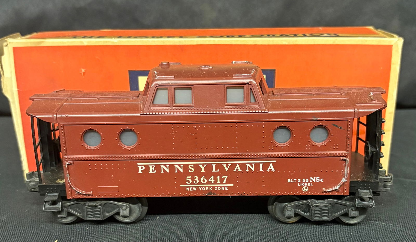 Lionel No. 6417 Caboose Pennsylvania With Original Box 10" (1 of 7)