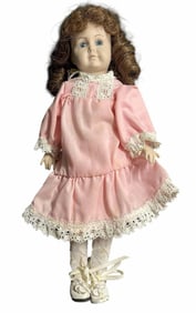 Early Heinrich Handwerck Simon Halbig Style Bisque Socket Head Doll 11"