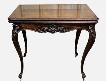 Victorian Rosewood Game Table 20"X31"X30"