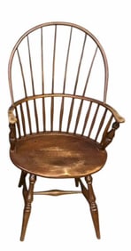 Windsor Sack Back Style Arm Chair With Original Finish 18"X22"X42"