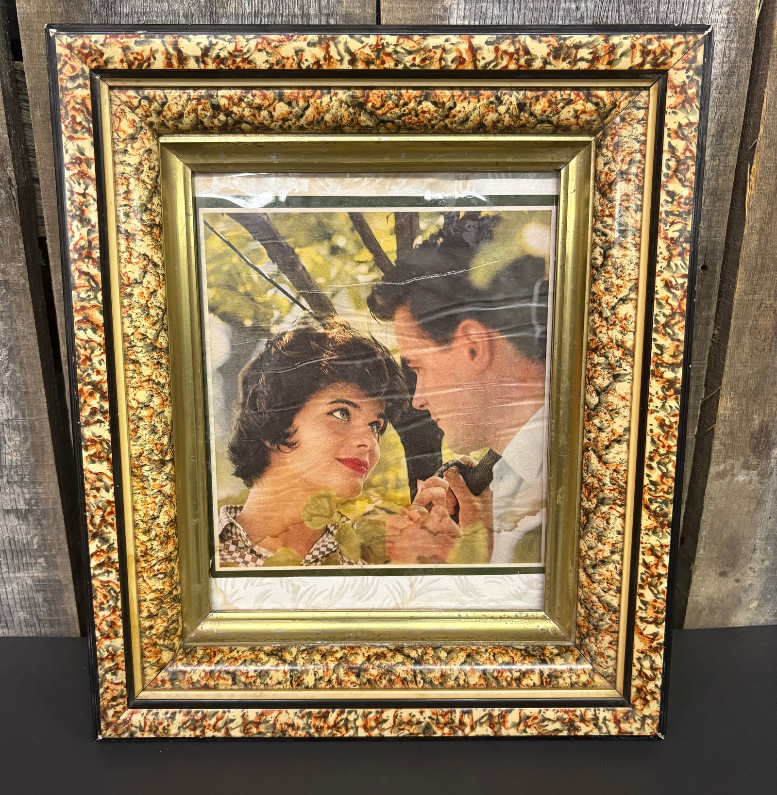 Early Eastlake Style Decorated Triple Wooden Frame 12"X15"X2" (1 of 4)