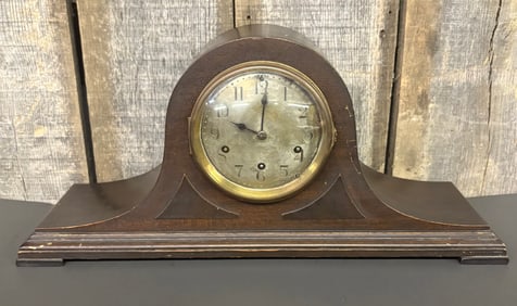 Early Seth Thomas No. 124 Mantel Clock With Handwritten Date "4-13-31" 6"X21"X9"