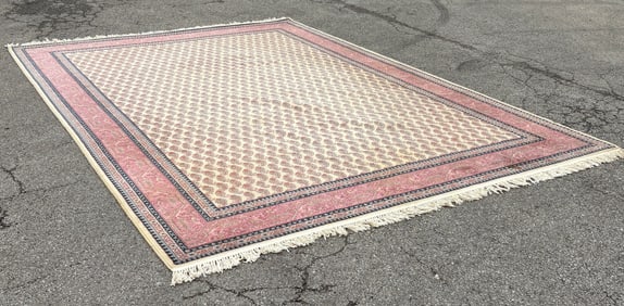 8.8X12 Karastan Rug Serabend #702 Worsted Yarn - All Wool Face