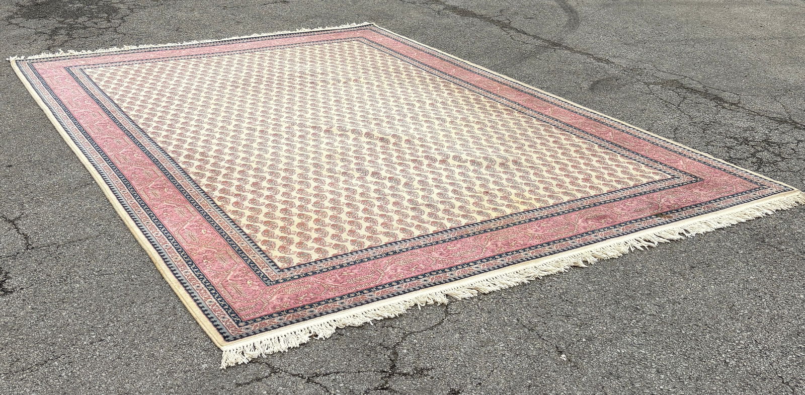 8.8X12 Karastan Rug Serabend #702 Worsted Yarn - All Wool Face (1 of 9)