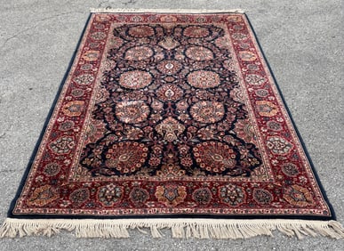 5'9"X9' Karastan Rug Kazvin #786 Wool Pile Original 700 Series