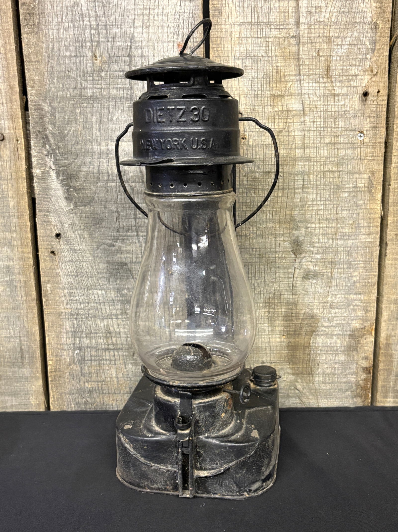 Dietz No. 30 Cold Blast Lantern, New York, U.S.A. 6"X7"X17": Dietz No. 30 Cold Blast Lantern, New York, U.S.A. 6"X7"X17"