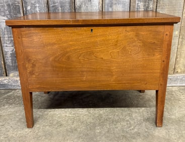 Early Kentucky Cherry Sugar Chest; From Originally 5,000 Acre Estate In Taylorsville, KY. Measuring