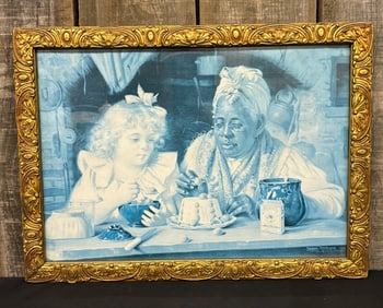 Framed Black Americana By Harry Roseland 23"X17"