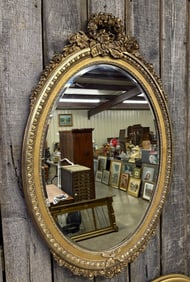 Vintage Detailed Ornate Decorative Beveled Wall Mirror 30"X47"X2"
