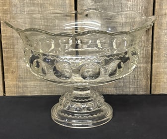 Indiana Glass Co. King's Crown Fruit Compote 12"X12"X9"