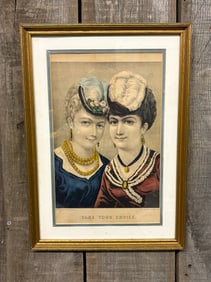 Take Your Choice" By Currier And Ives; 125 Nassau St. 12"X18