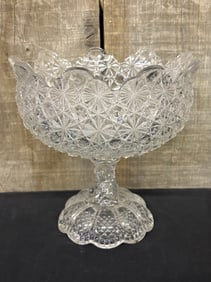 EAPG Gillinder - Sons - Daisy And Button Compote 8"X8"X8"