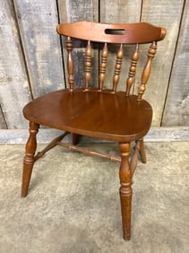 Vintage Maple Spindle Back Chair 18"X20"X29"