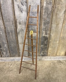 Antique Primitive Hand Towel Drying Rack - Easel 12"X44"