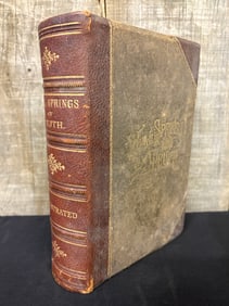 Antique 1883 Edition of Well Springs of Truth upon the King's Highway to Peace and Prosperity by W.