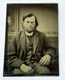 C. 1870's Early Tin Type Photograph