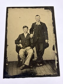 C. 1870's Early Tin Type Photograph