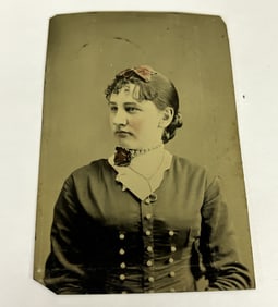 C. 1870's Early Tin Type Photograph
