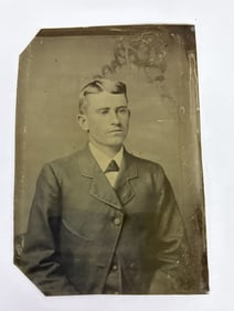C. 1870's Early Tin Type Photograph