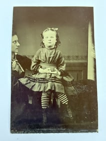 C. 1870's Early Tin Type Photograph