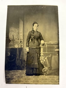 C. 1870's Early Tin Type Photograph