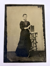 C. 1870's Early Tin Type Photograph