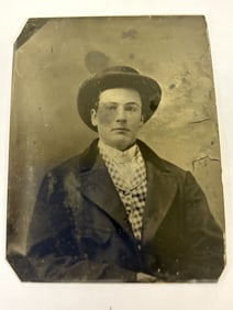 C. 1870's Early Tin Type Photograph