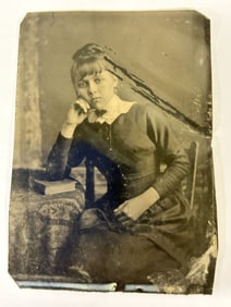 C. 1870's Early Tin Type Photograph