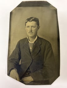 C. 1870's Early Tin Type Photograph