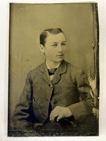 C. 1870's Early Tin Type Photograph