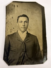 C. 1870's Early Tin Type Photograph